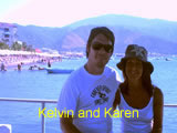 Click for larger photo of Karen & Kelvin