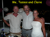 Me, Tassos and Claire