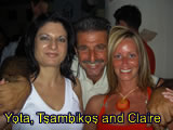 Click for larger photo of Tsammy, Yota and Claire 