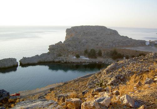 St. Paul's Bay from the top of the village